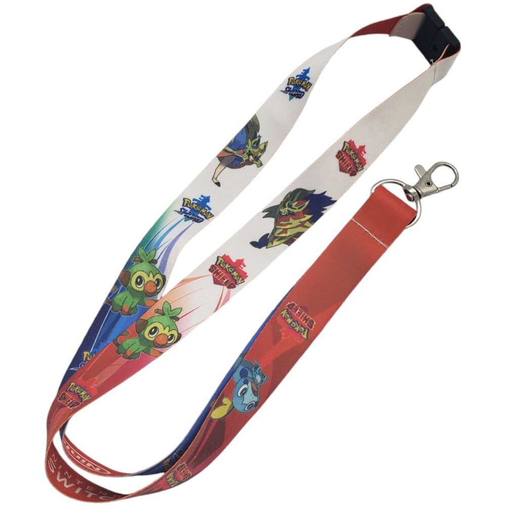 Pokémon Sword and Shield Lanyard Nintendo Switch Grookey Scorbunny Sobble